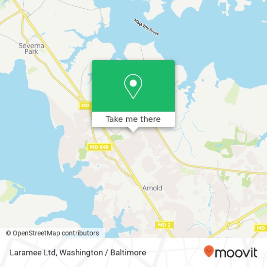 Laramee Ltd map