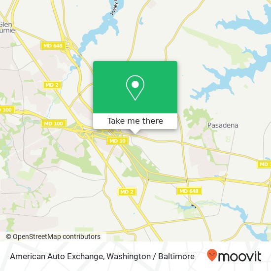 American Auto Exchange map