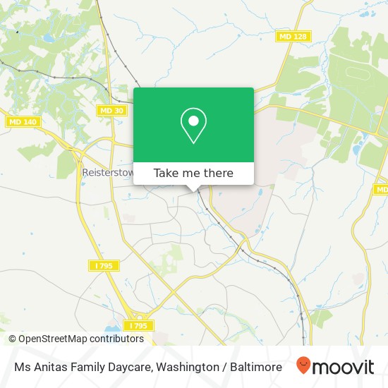 Ms Anitas Family Daycare map