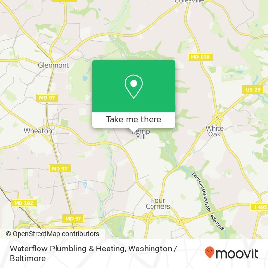 Waterflow Plumbling & Heating map