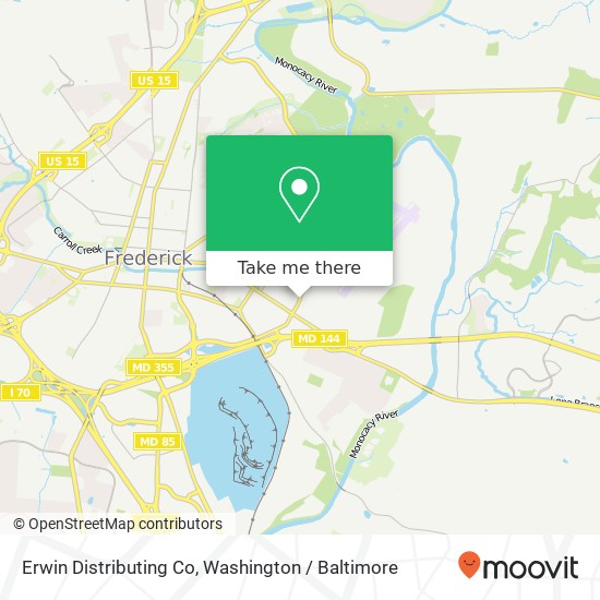 Mapa de Erwin Distributing Co