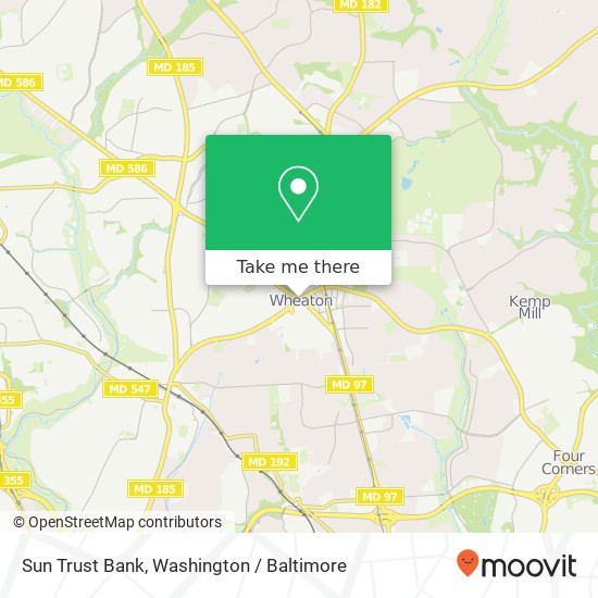 Sun Trust Bank map