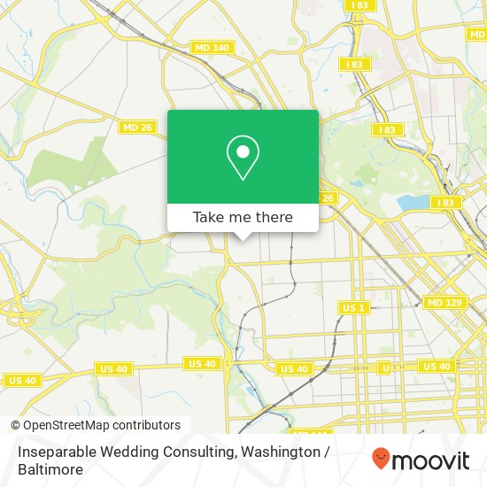 Mapa de Inseparable Wedding Consulting