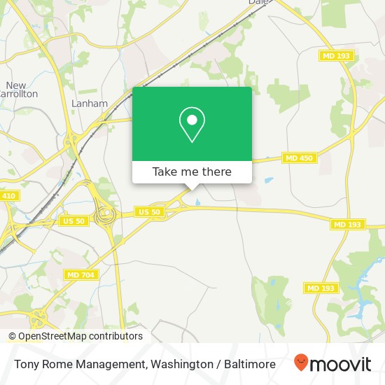 Tony Rome Management map