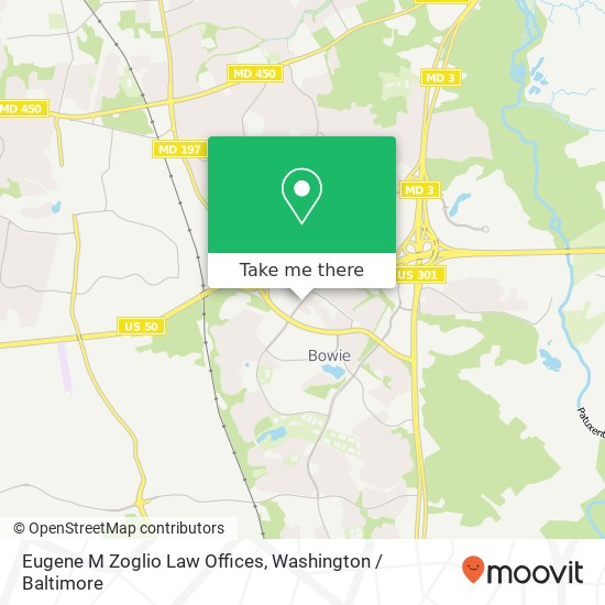 Mapa de Eugene M Zoglio Law Offices