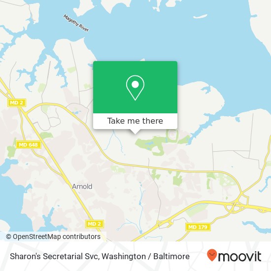 Mapa de Sharon's Secretarial Svc