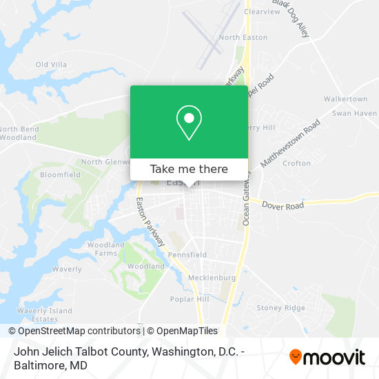 Mapa de John Jelich Talbot County