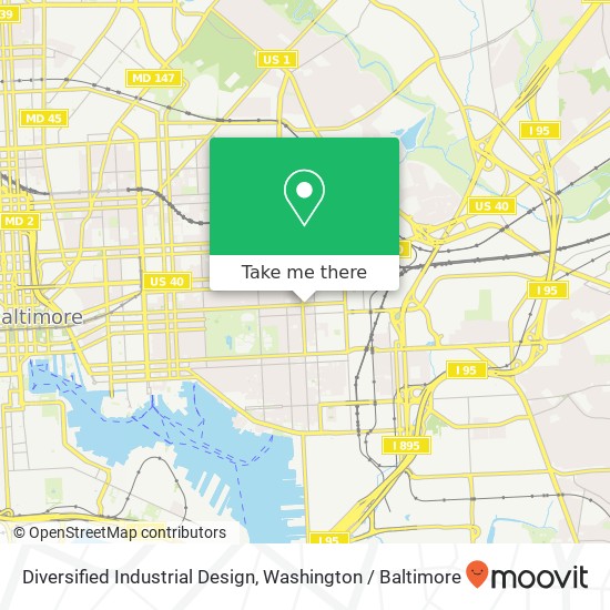 Diversified Industrial Design map