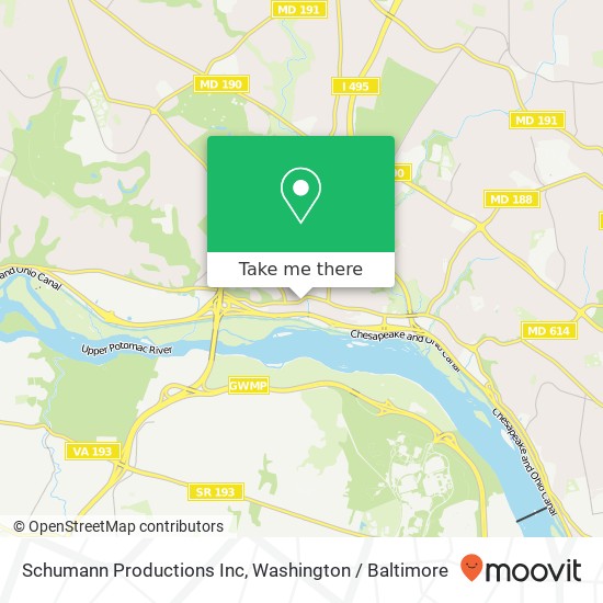 Schumann Productions Inc map