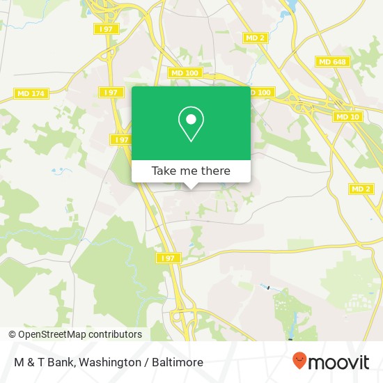 Mapa de M & T Bank
