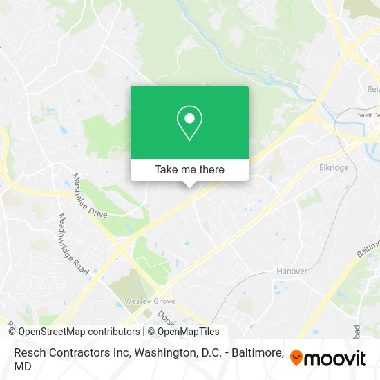 Resch Contractors Inc map