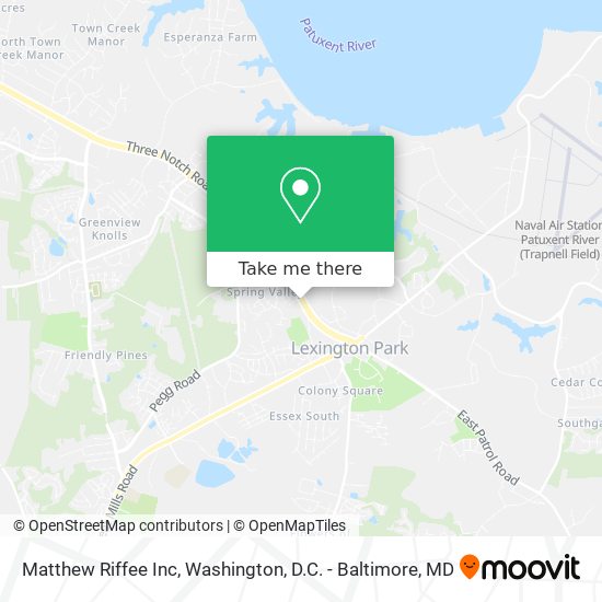 Matthew Riffee Inc map