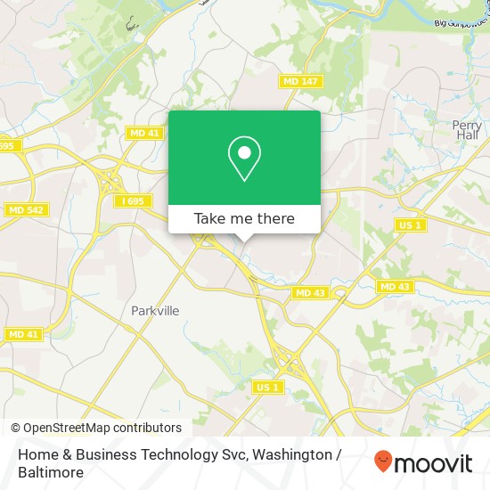 Mapa de Home & Business Technology Svc