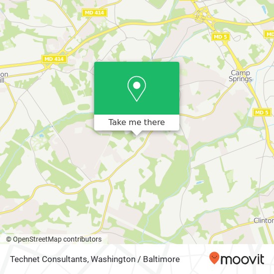 Mapa de Technet Consultants