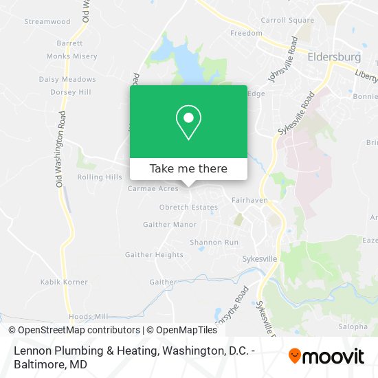 Mapa de Lennon Plumbing & Heating