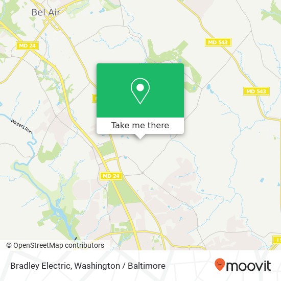 Bradley Electric map