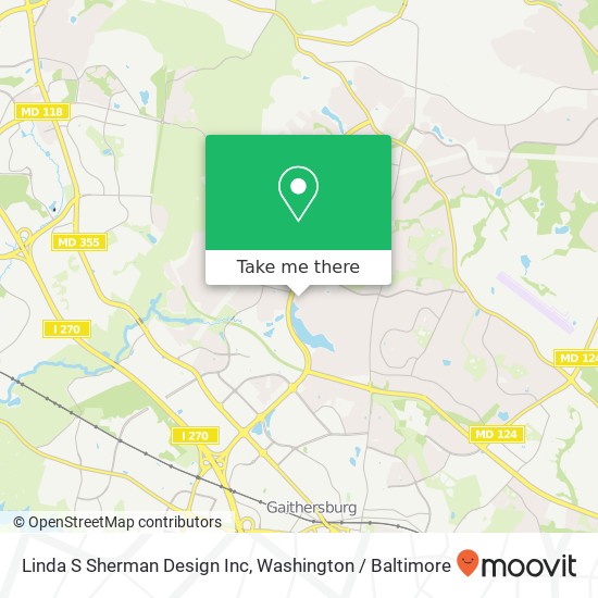 Mapa de Linda S Sherman Design Inc