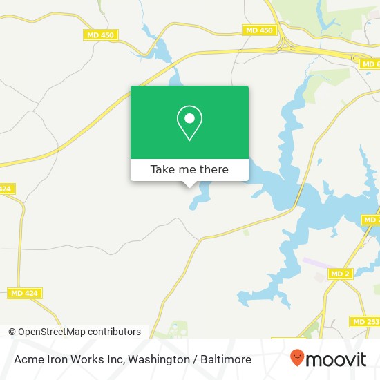 Acme Iron Works Inc map