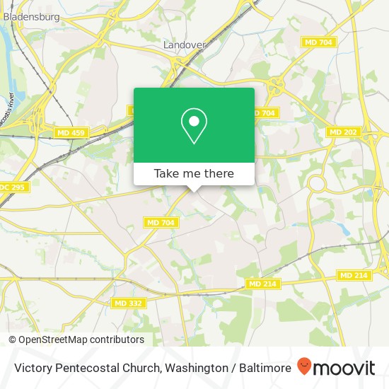 Victory Pentecostal Church map