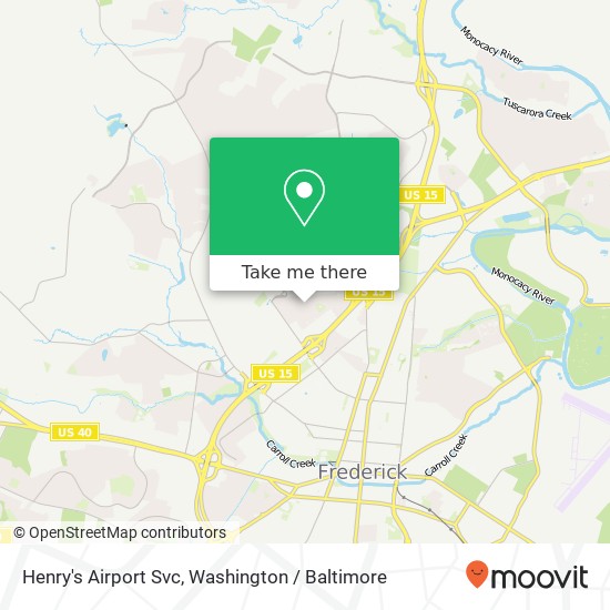 Mapa de Henry's Airport Svc