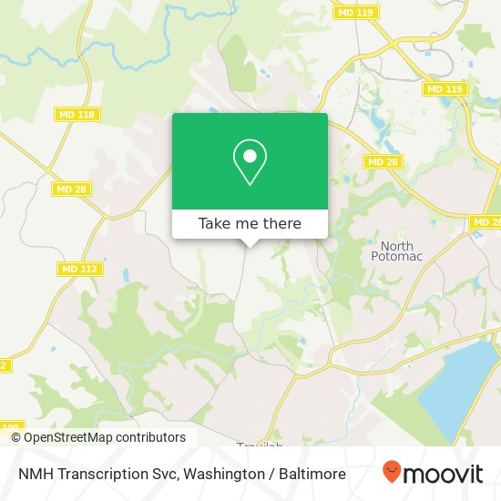 NMH Transcription Svc map