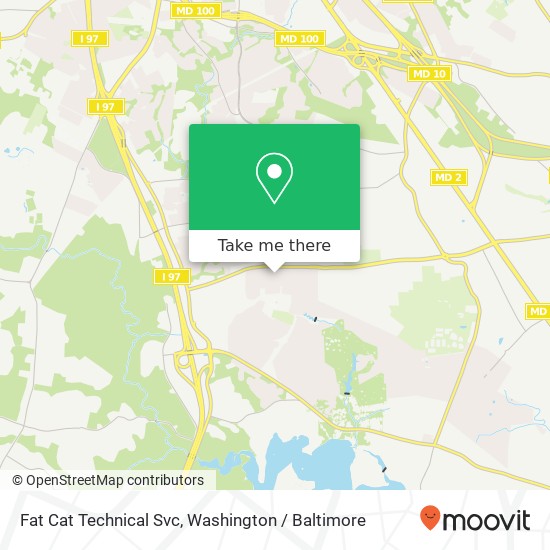 Fat Cat Technical Svc map