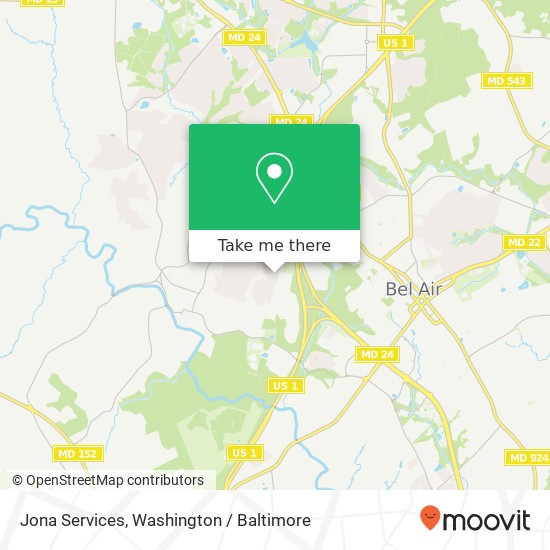 Jona Services map