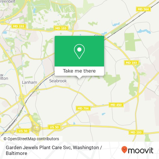 Garden Jewels Plant Care Svc map