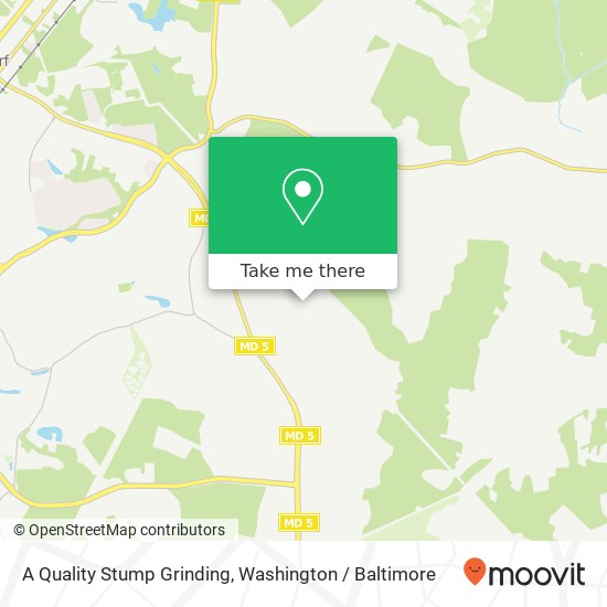 Mapa de A Quality Stump Grinding