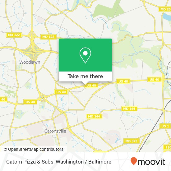 Mapa de Catom Pizza & Subs