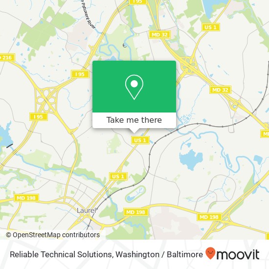 Reliable Technical Solutions map