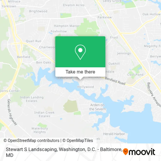 Stewart S Landscaping map