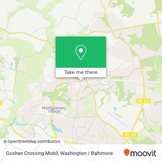 Mapa de Goshen Crossing Mobil