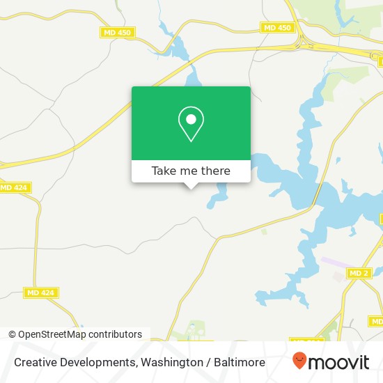 Creative Developments map