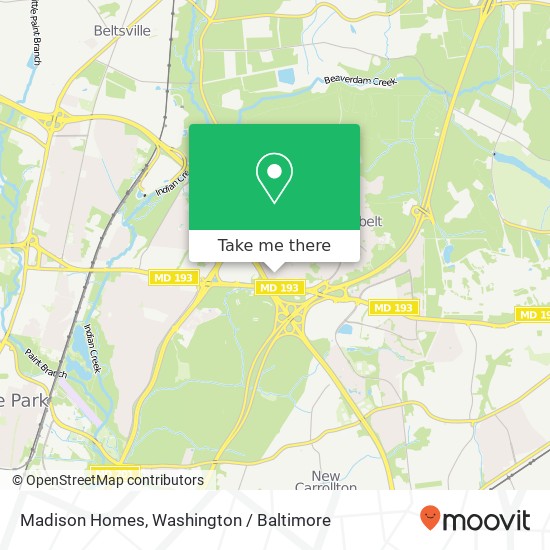 Madison Homes map