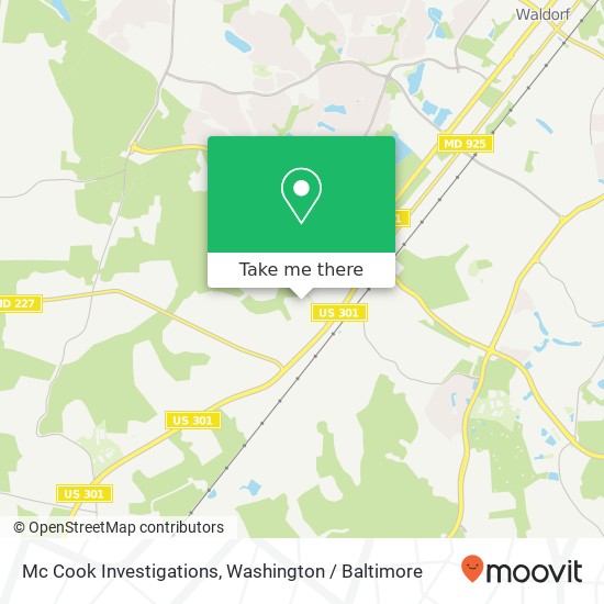 Mc Cook Investigations map