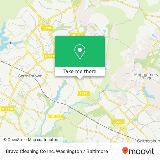 Bravo Cleaning Co Inc map