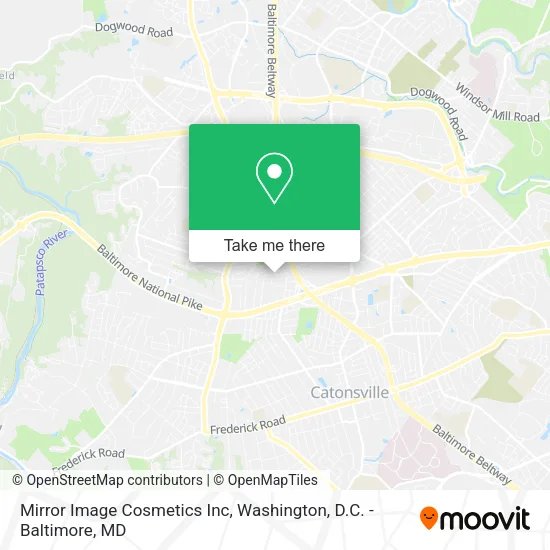 Mirror Image Cosmetics Inc map