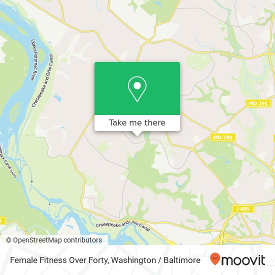 Female Fitness Over Forty map