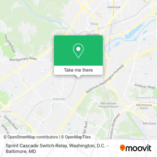 Mapa de Sprint Cascade Switch-Relay