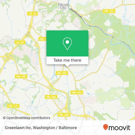 Greenlawn Inc map