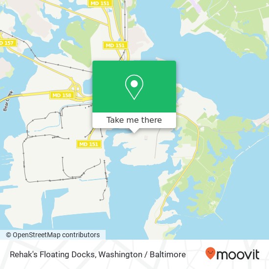 Mapa de Rehak's Floating Docks