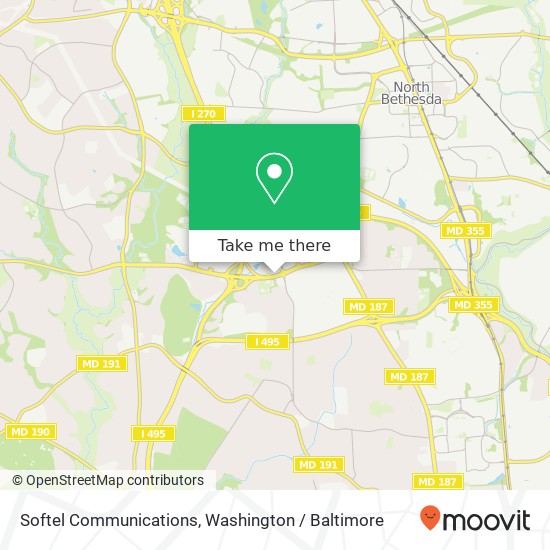 Mapa de Softel Communications