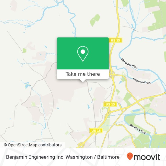 Mapa de Benjamin Engineering Inc