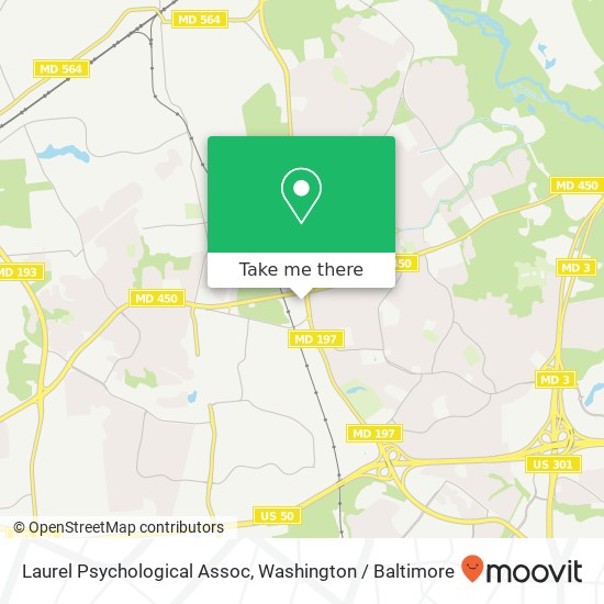 Laurel Psychological Assoc map