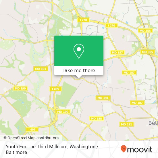 Mapa de Youth For The Third Millnium