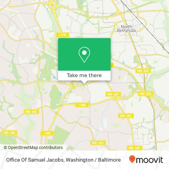 Office Of Samuel Jacobs map