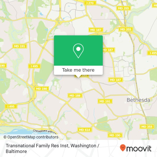 Transnational Family Res Inst map