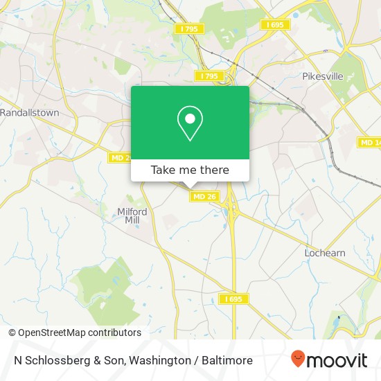 N Schlossberg & Son map