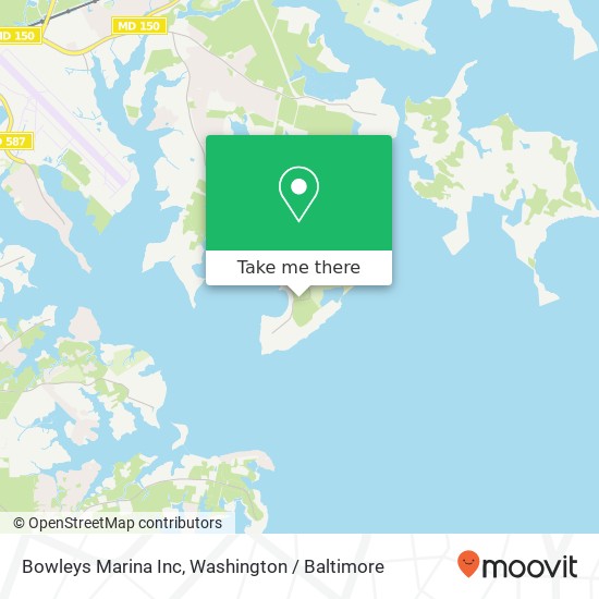 Mapa de Bowleys Marina Inc